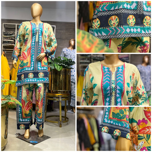 CORD SET TWO PIECE PRINTED